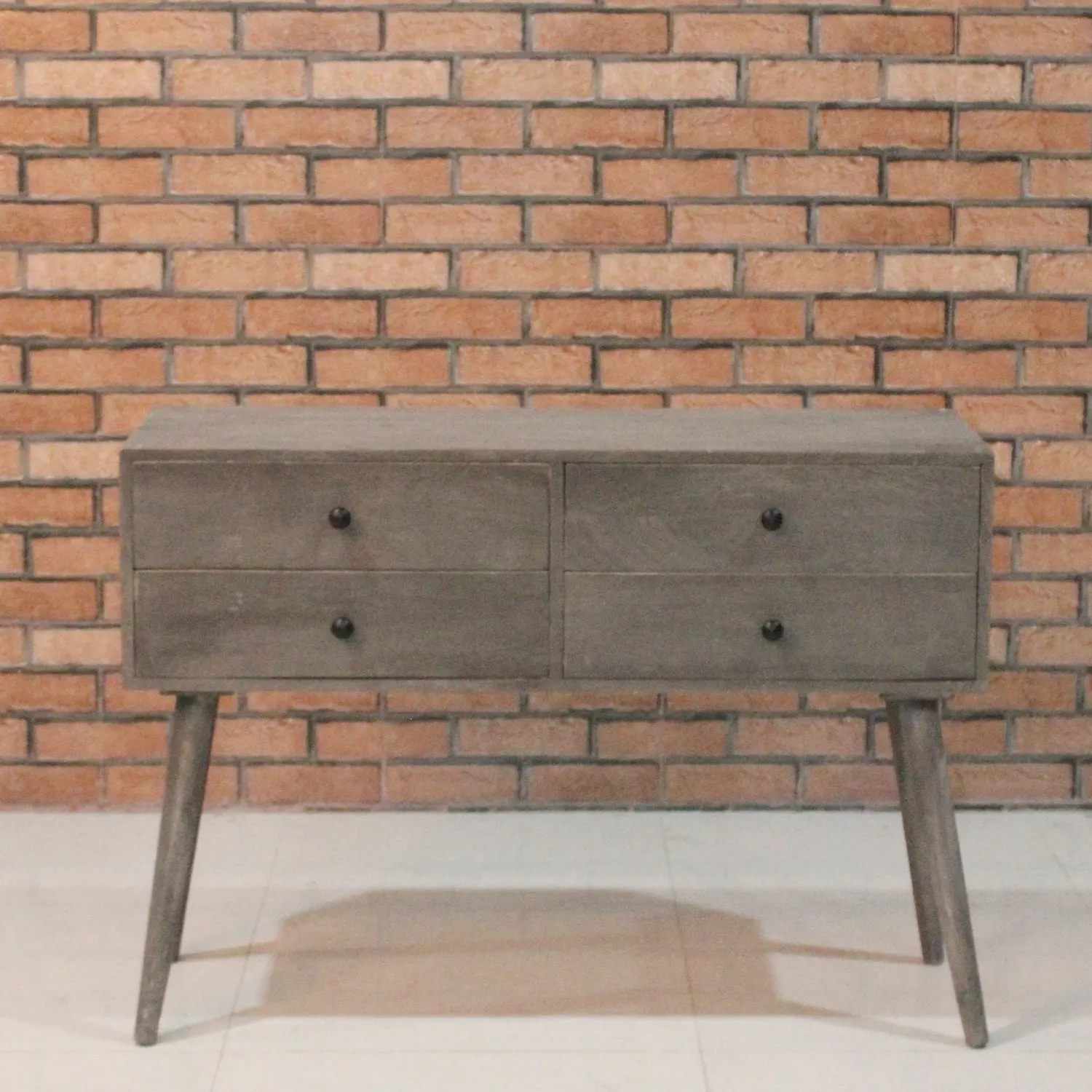 Mango Wood Console Table with 4 Drawer (KD) - popular handicrafts