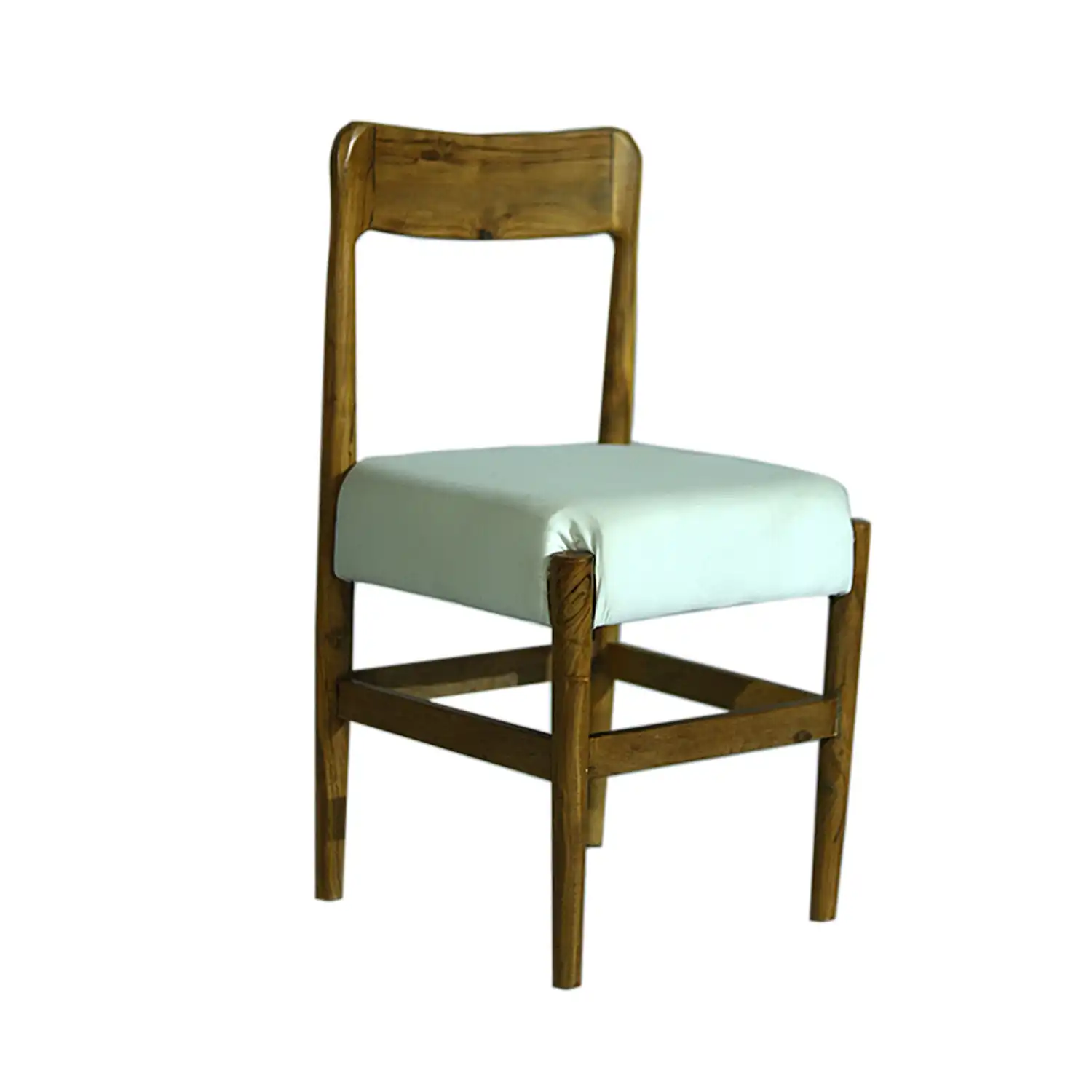 Acacia Wood Upholstered Dining Chair - Set of 2 Chairs - popular handicrafts