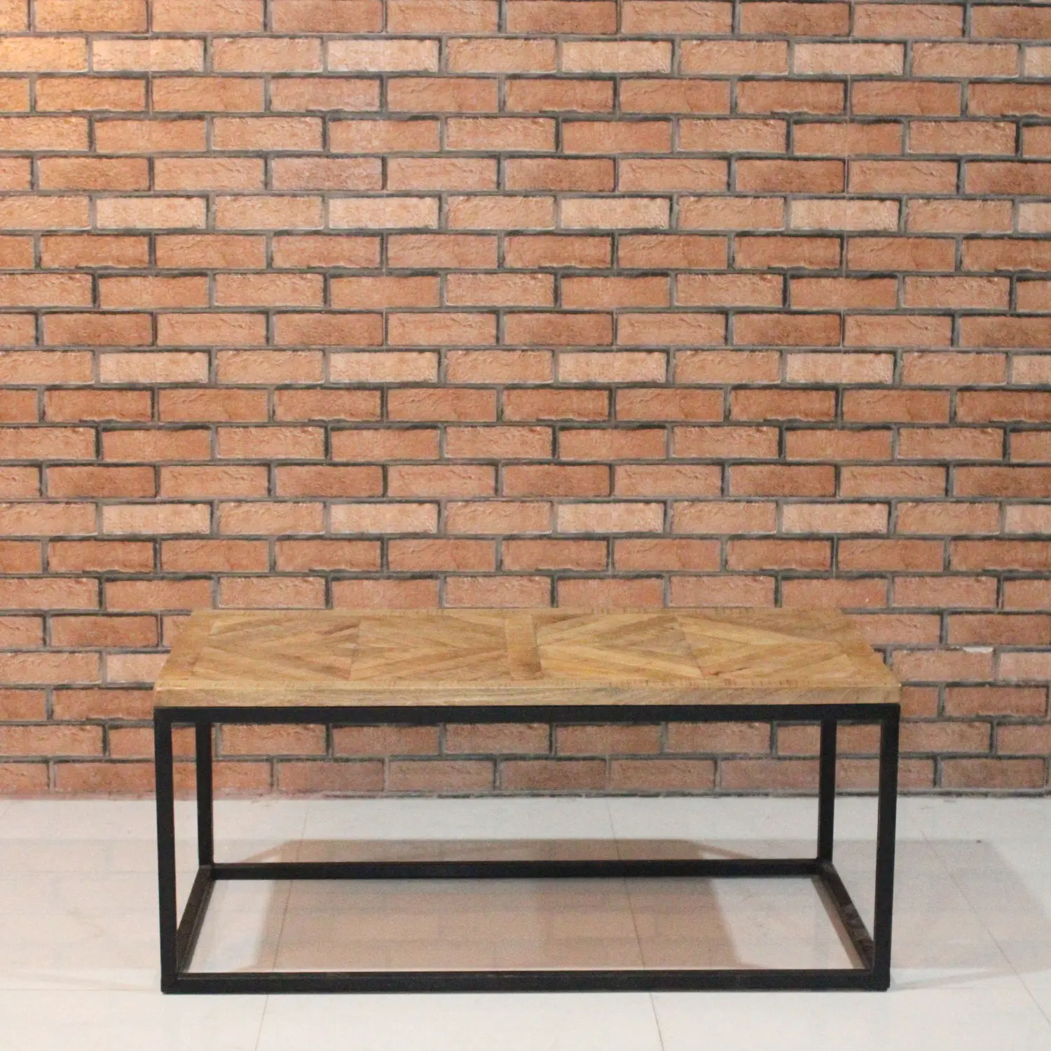 Mango Wood Coffee Table  with Designer Top (KD) - popular handicrafts
