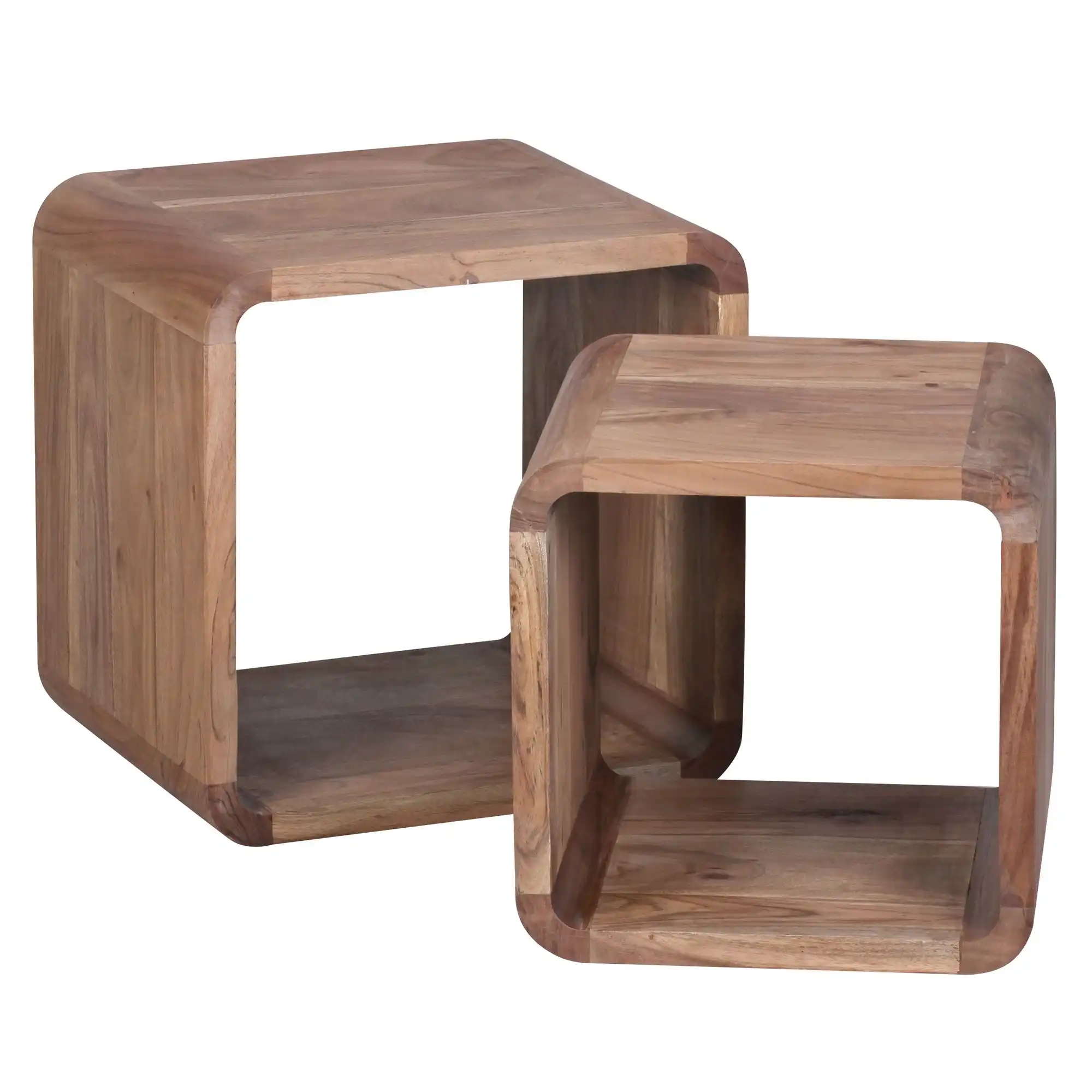 Acacia Wood BOHA Cube Shape Side Table
Set of 2 Pcs - popular handicrafts