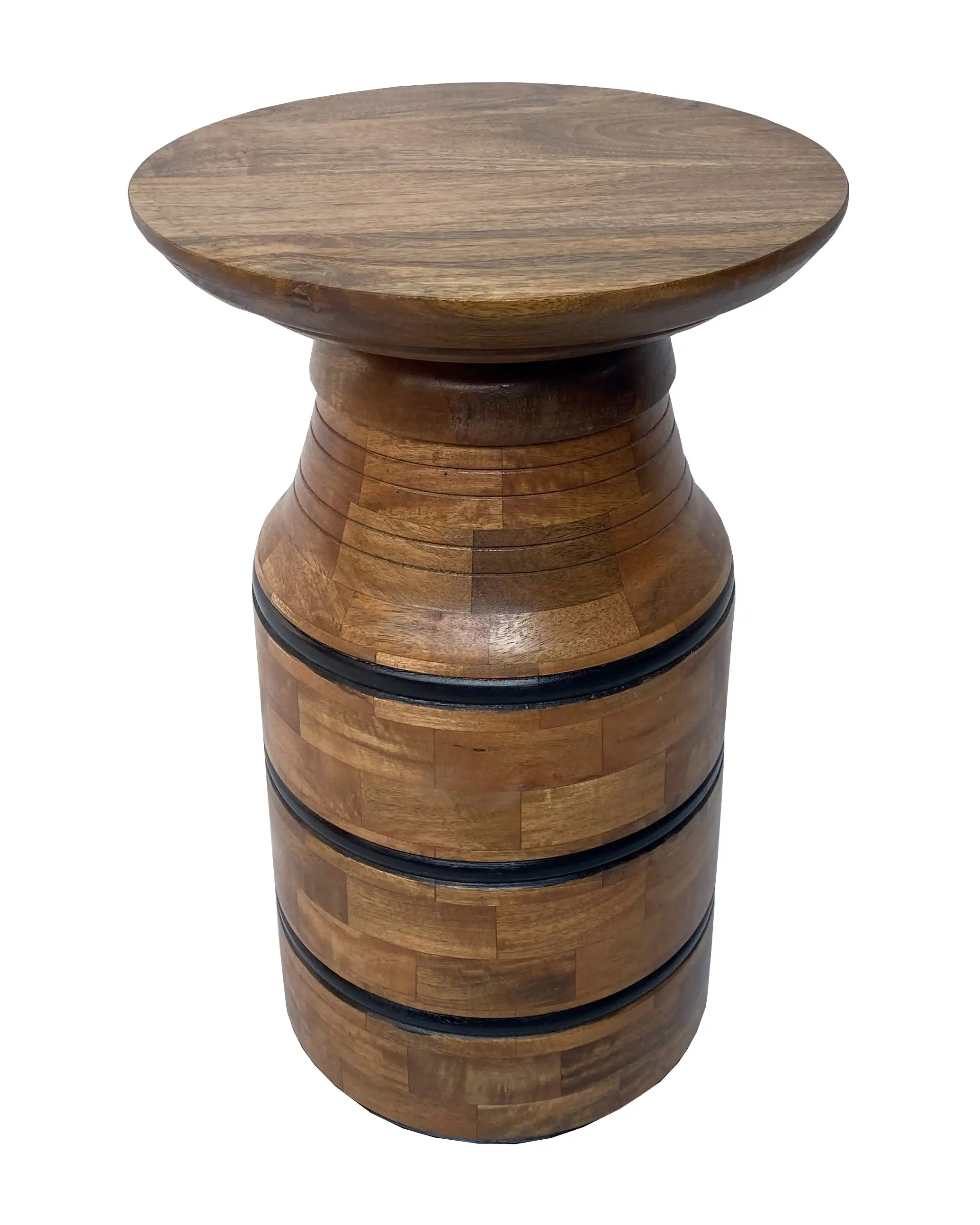 Wooden Hand Carved Side Table / Accent Table - popular handicrafts