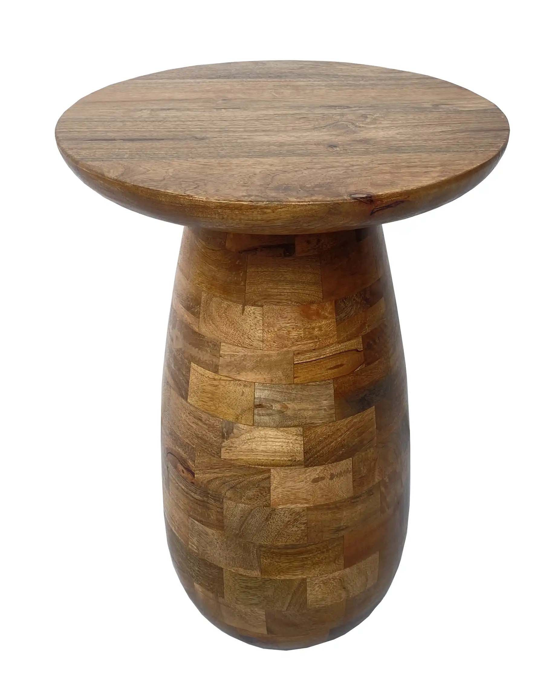 Wooden Hand Carved Side Table / Accent Table - popular handicrafts