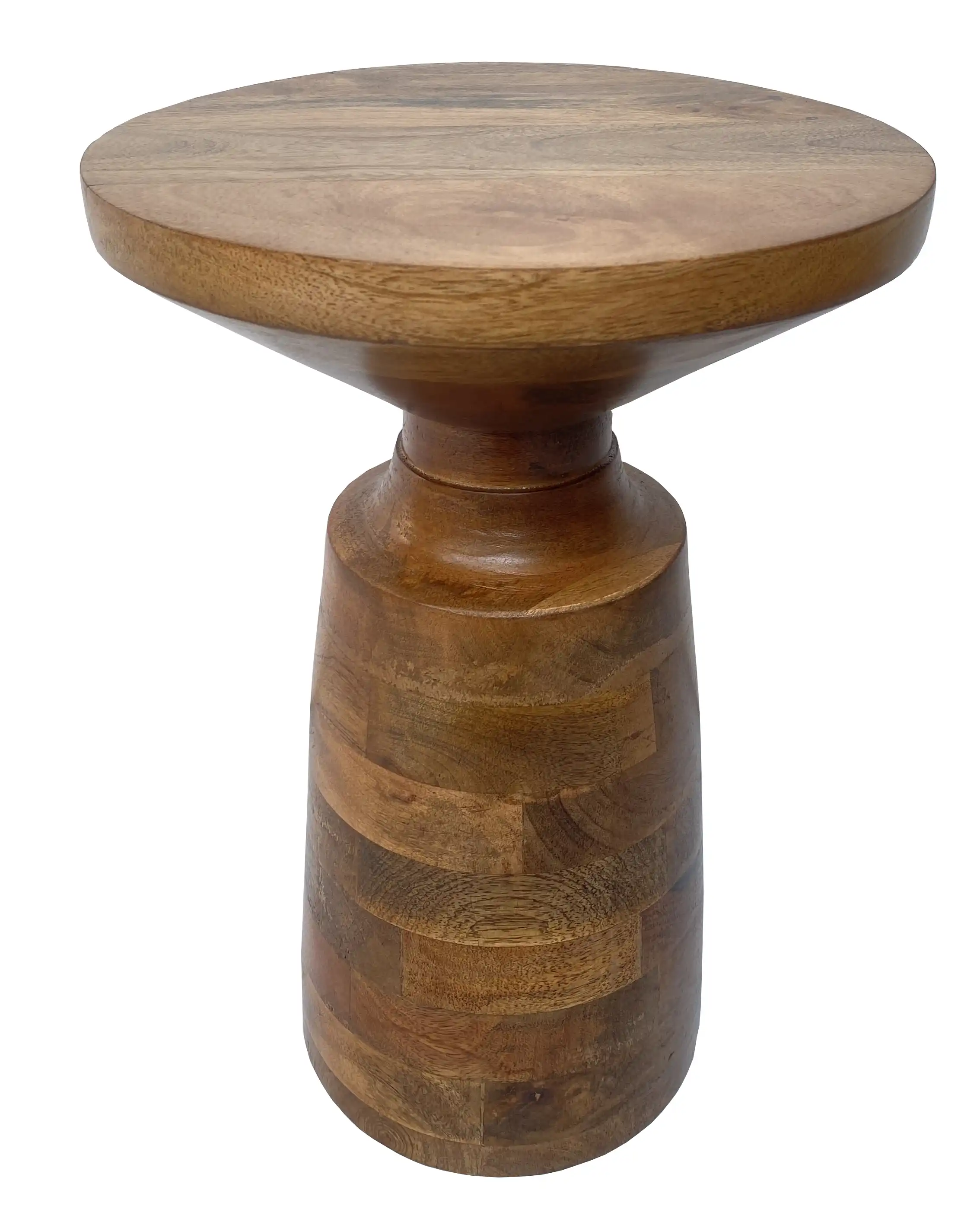 Wooden Hand Carved Side Table / Accent Table - popular handicrafts